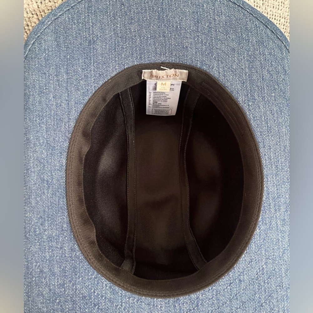 BRIXTON Denim Cow Boy Hat - Picture 8 of 9